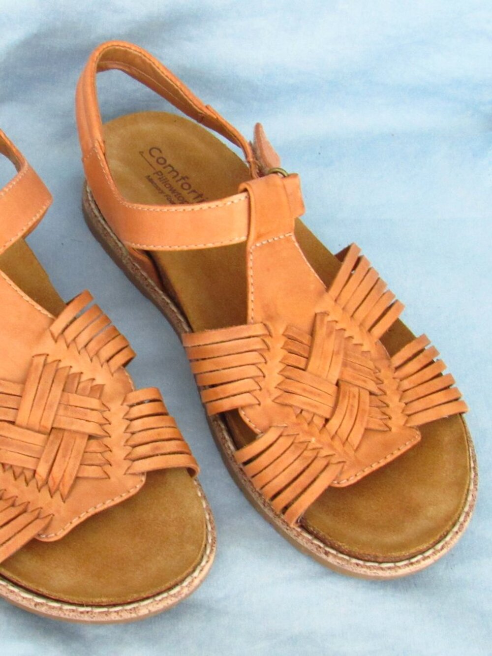 Comfortiva “Gladia” Huarache-style Sandals (US Size 7.5; See Note)